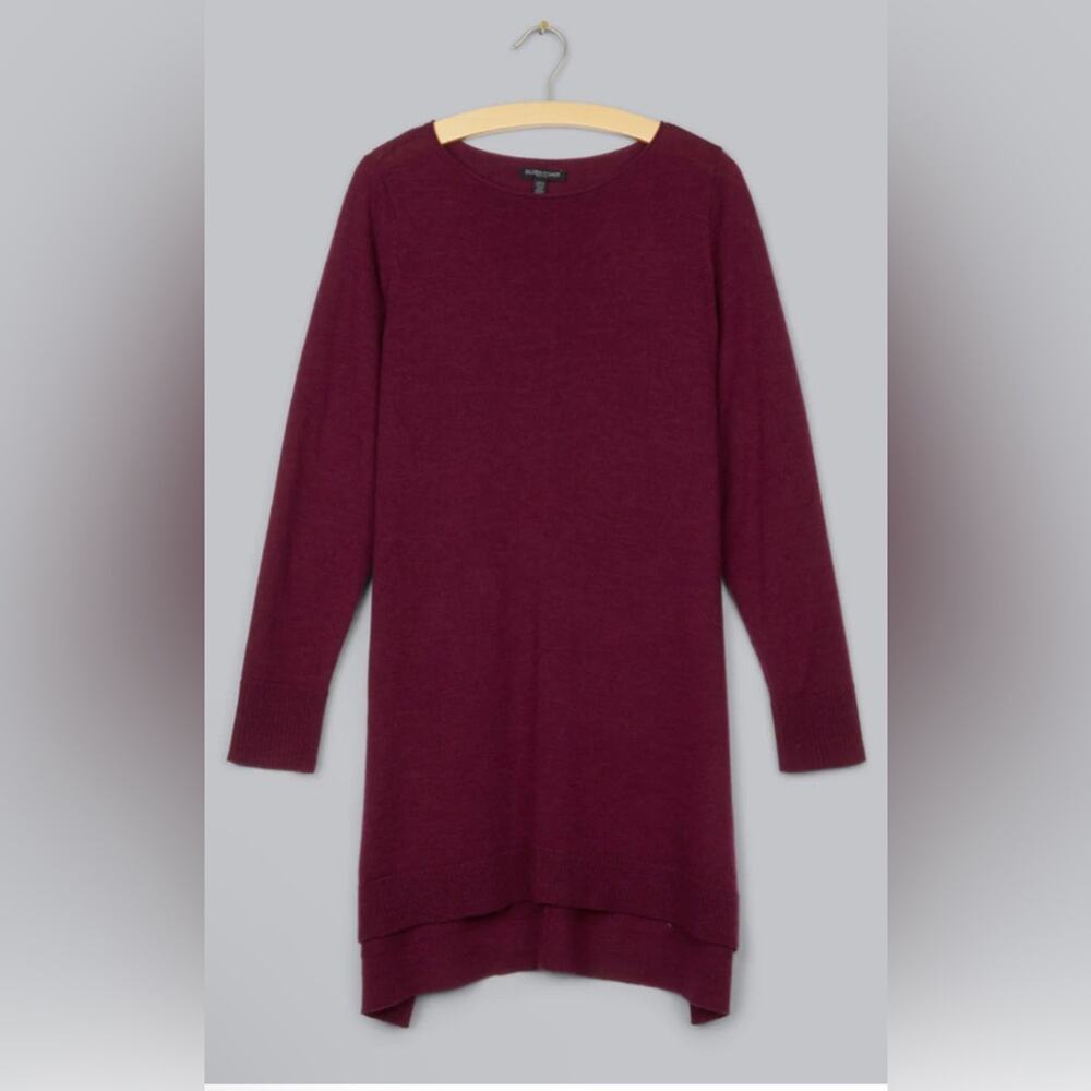 Eileen Fisher Merino Wool Jersey Dress Size XS